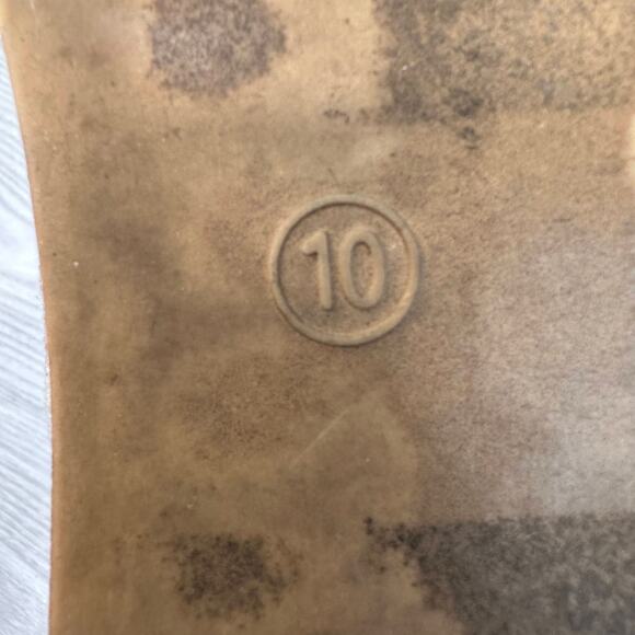 Universal Thread Slide Sandals Women’s US 10 Tan Open Toe Flat Slip On Comfort - Picture 9 of 10